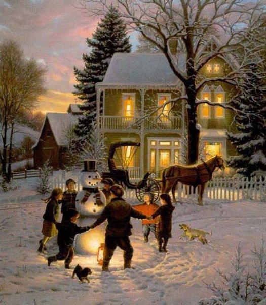 Художник Марк Китли Рождество