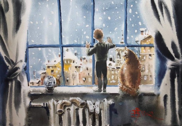 Душевное тепло в живописи