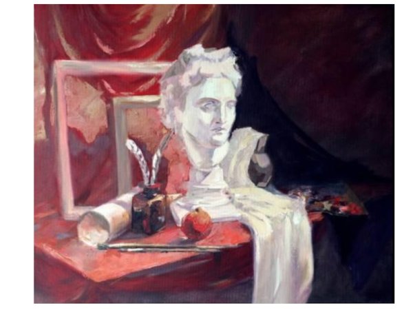 Натюрморт с гипсовой головой