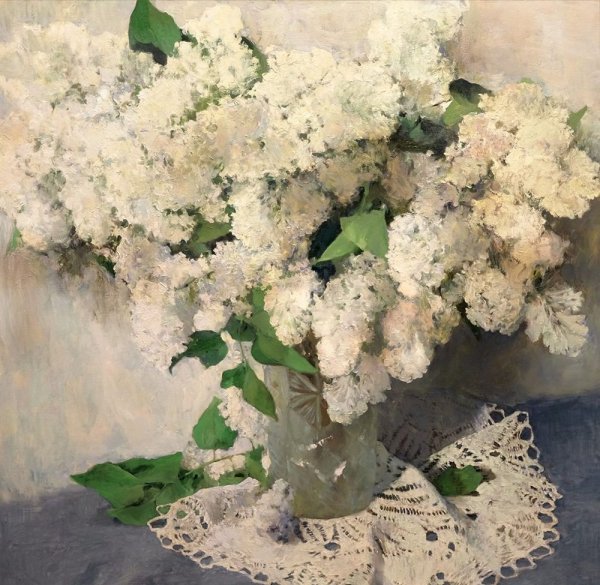 Исаак Ильич Левитан белая сирень