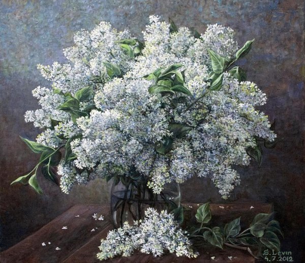 Картина Рахманинова сирень