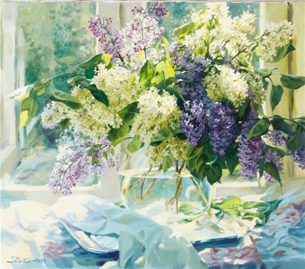 Миняев художник сирень