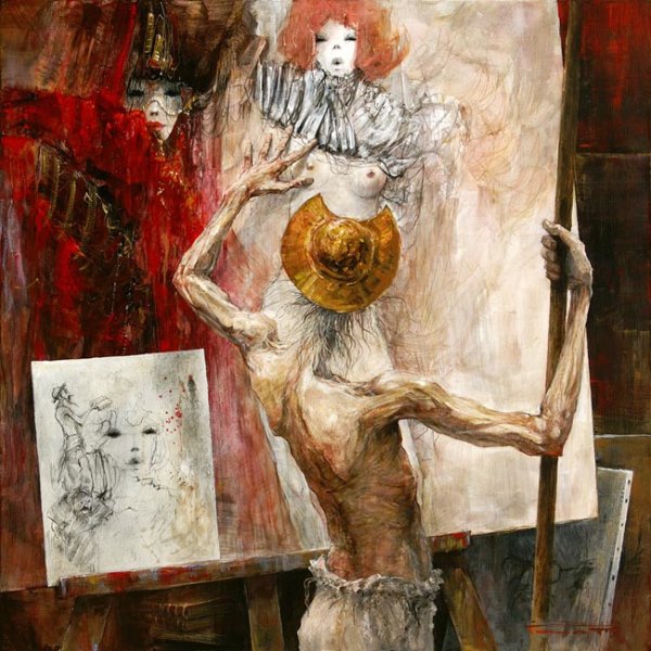 Художник Марсель Пажо Дон Кихот