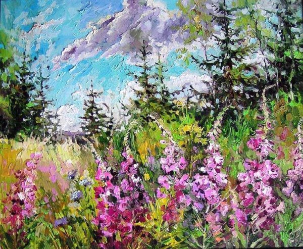 Иван чай в живописи русских художников