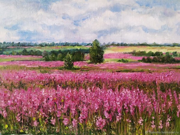 Иван чай картина маслом