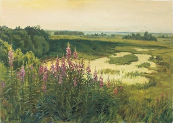 Художник Олег Молчанов лето