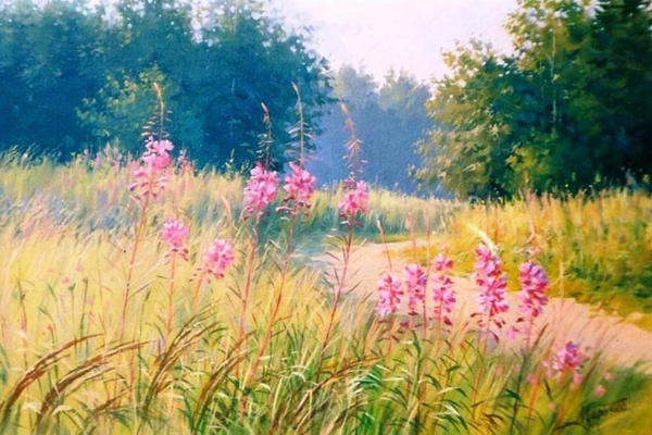 Ольга Абрамова живопись Иван чай