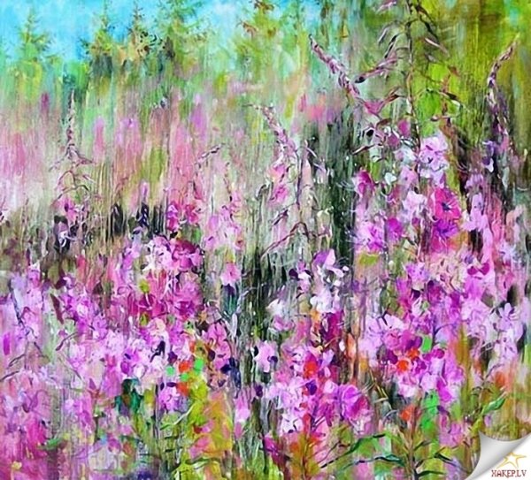 Живопись Иван чай цветет