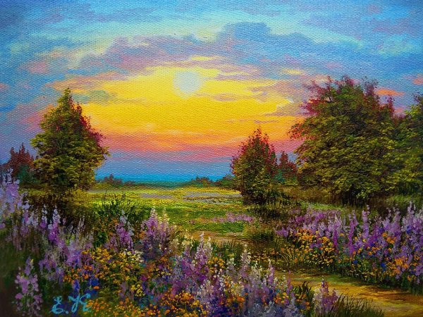 Люпины Ольга Базанова