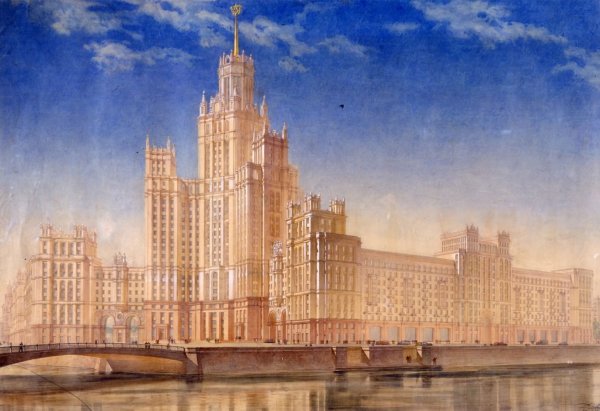 Жилой дом на Котельнической набережной Дмитрий Чечулин