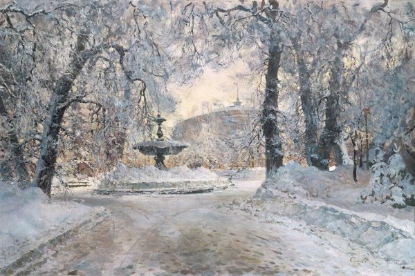 Кремер Марк художник картина зима в Питере