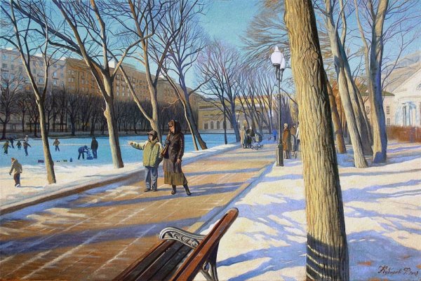 Джон Салминен акварель