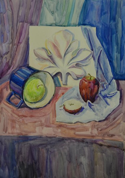 Натюрморт Академическая живопись Строгановка