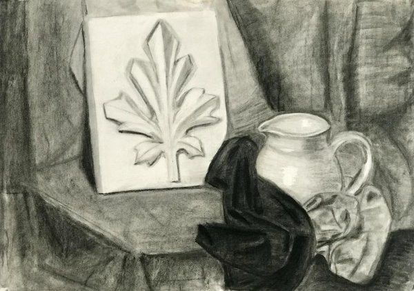 Академический рисунок гипс naturmort