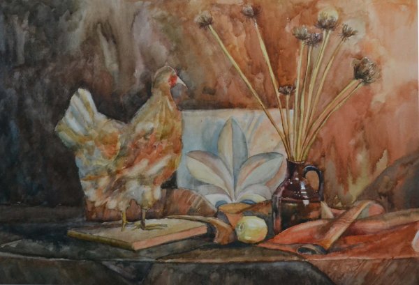Акварель натюрморты Академия Репина
