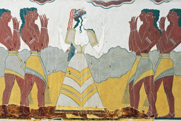 Фрески Минойской цивилизации на Крите