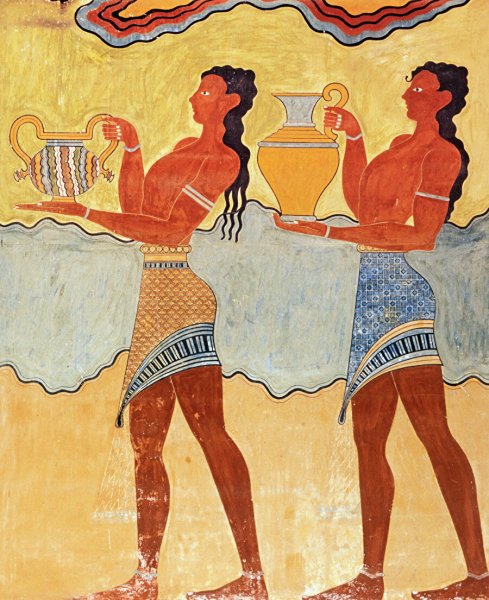 Кносский дворец на Крите фрески