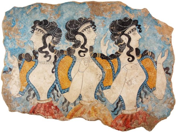 Фрески Кносского дворца Греция