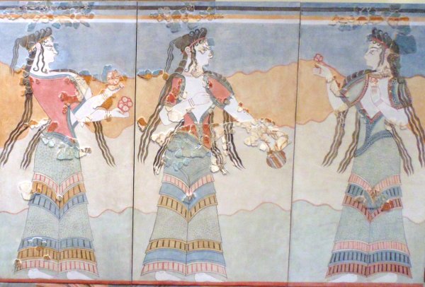 Крито микенские фрески