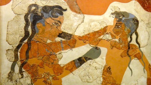 Крито микенское искусство фрески