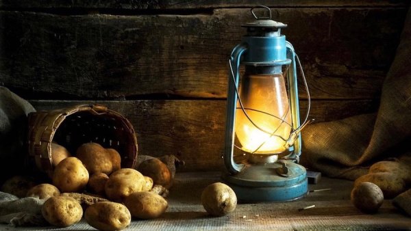 Фотонатюрморты с керосиновой лампой