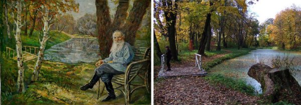 Картина Ясная Поляна толстой