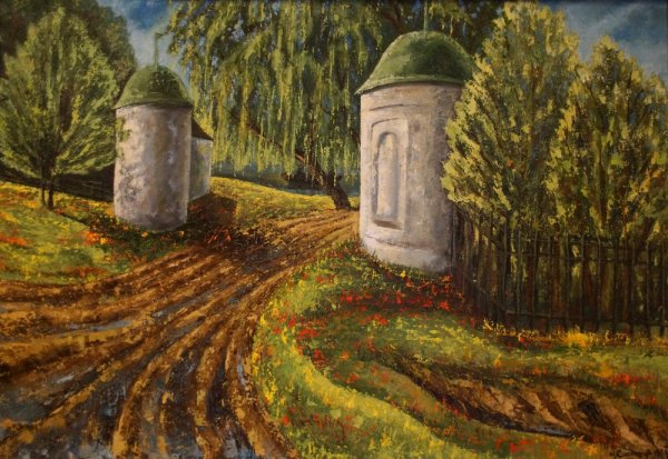 Усадьба Ясная Поляна Толстого картина