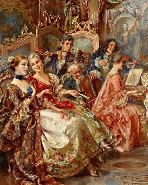 Художник Луиджи Кавальери