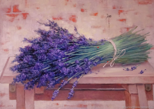 Лаванда в живописи маслом