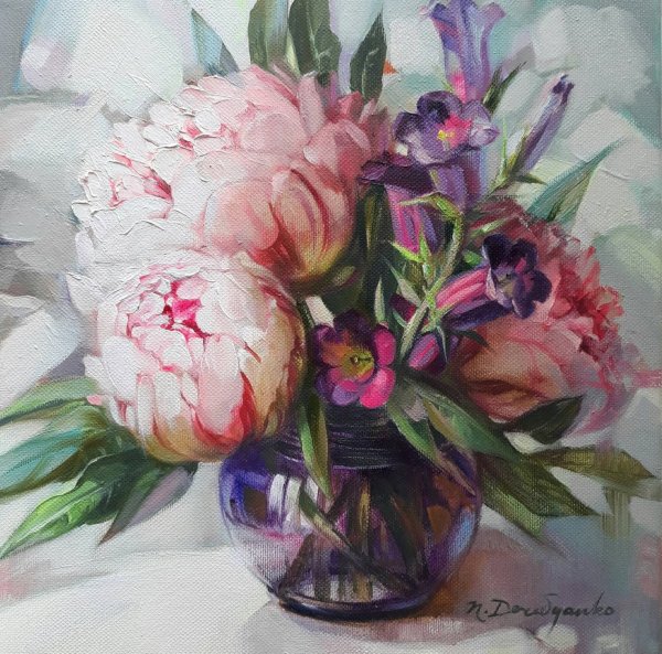 Наталья Деревянко художник цветы