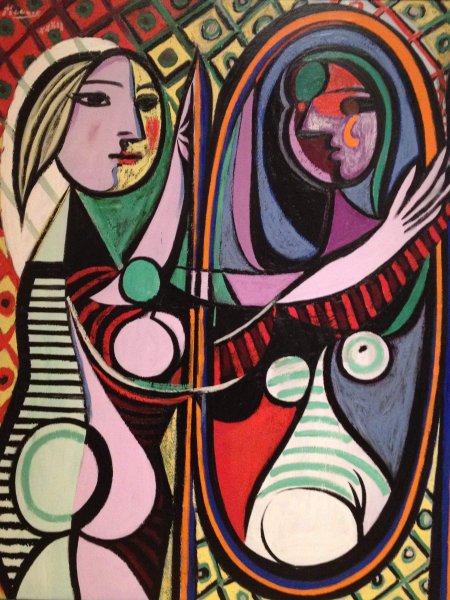 Пабло Пикассо девушка перед зеркалом