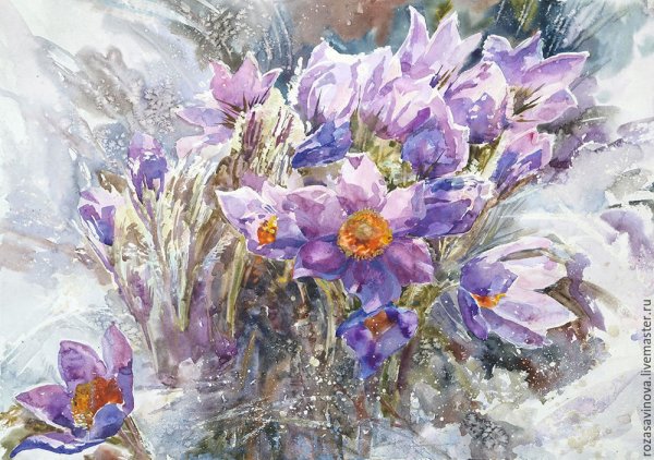 Грабарь подснежники