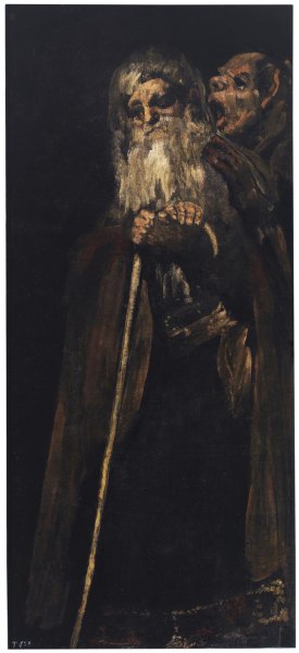 Картина Франсиско Гойи 2 монаха