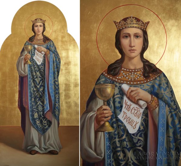 Святая Барбара картина