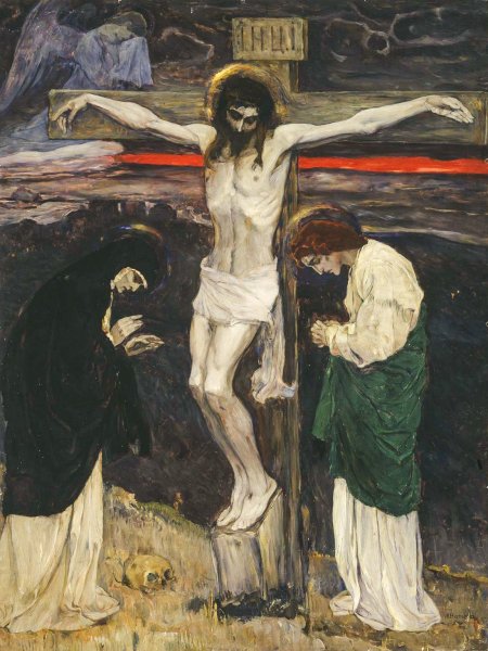 Михаил Васильевич Нестеров (1862-1942) Распятие. 1908.