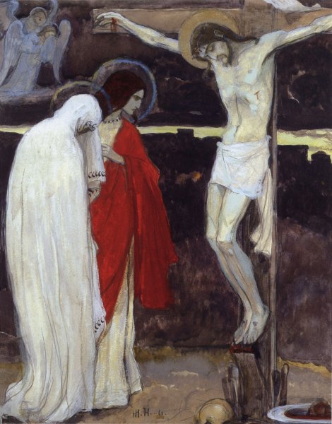 Михаил Васильевич Нестеров (1862-1942) Распятие. 1908.
