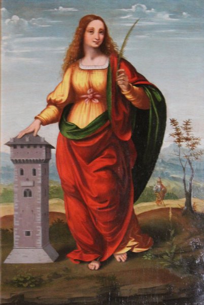 Лукас кранах Святая Варвара