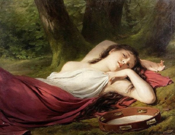 Художник Цубер-Бюлер Фриц (1822-1896).