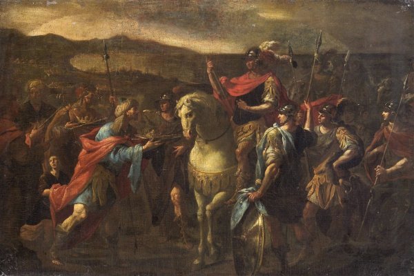 «Александр Македонский и Диоген» (1692, Лувр)