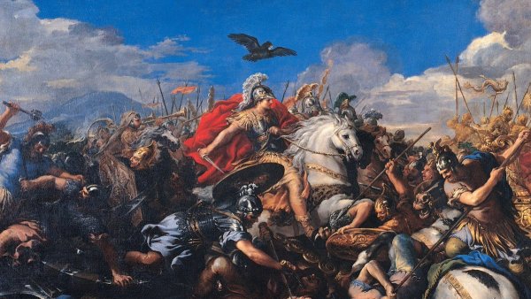 «Александр Македонский и Диоген» (1692, Лувр)