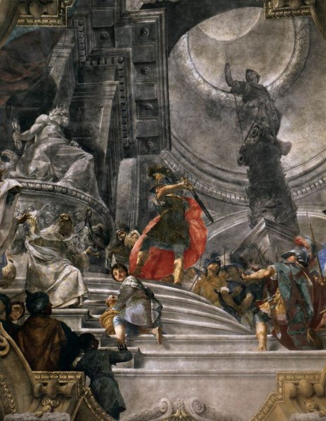 Мозаика битва Александра Македонского с Дарием