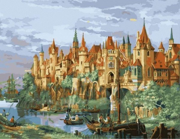 Пазл Castorland Прибрежный городок