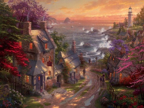 Томас Кинкейд деревня Маяк