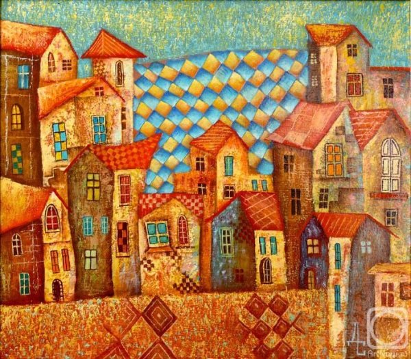 Декоративный пейзаж города