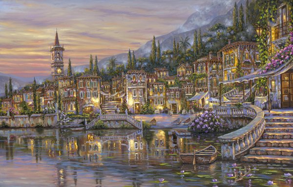 Художник Роберт Файнэл Италия