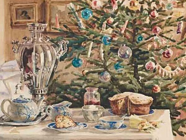 Новый год живопись
