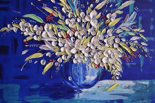 Рельефная живопись маслом на холсте