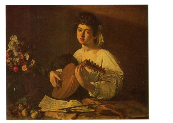 Караваджо юноша с лютней Эрмитаж