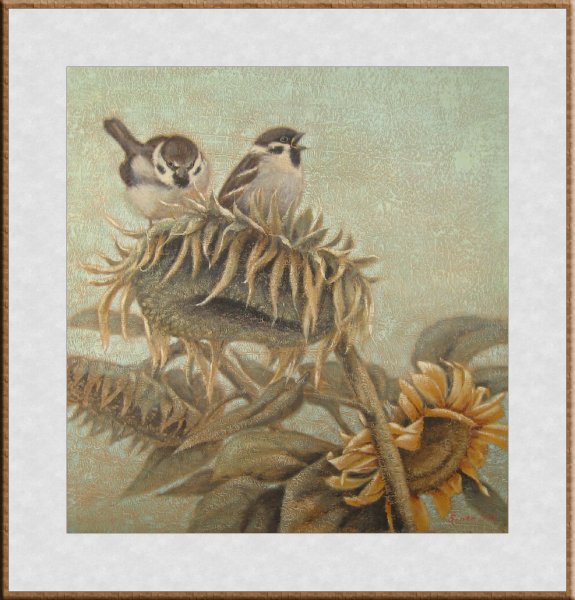 Листья подсолнуха