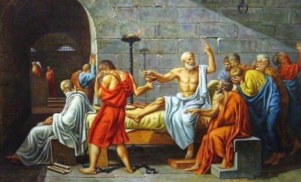 Жак Луи Давид смерть Сократа